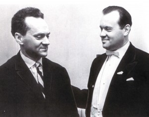 Die Dirigenten Israil Gussman und Jewgenij Swetlanow, 1964