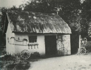 Forge in the village of New Sanzhery Poltava region. The end of the 19th century.