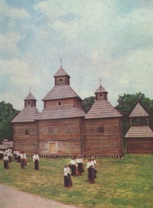 The complex of religious buildings in the village of Great Zholudsk Rivne region. 18th century.