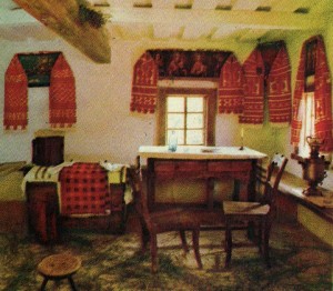 Interior  hut.