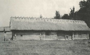 Hut in the village of Mulchitsy Rivne region. Early 20th century.