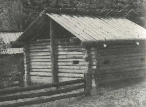 Hut in the village of Bialowieza. Rivne region. 1697