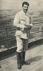 Stalin on the deck of the cruiser «Chervona Ukraina» of the black sea fleet. 25 July 1929.