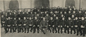 Stalin in the group of marshals, generals and admirals of the deputies of the Supreme Council of the USSR.