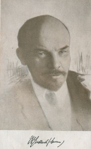  V.I. Lenin. Photo with an autograph of