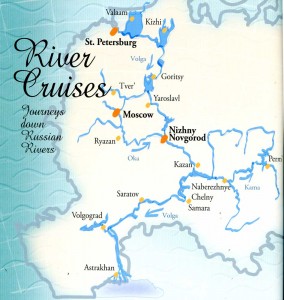 cruises down Russian rivers