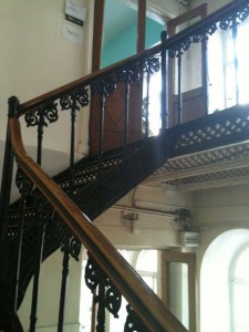 Metal staircase of the 19th century