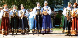 The Nizhny Novgorod region. Women sing.