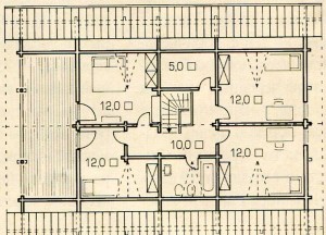 Plan 2 storey wooden house with the know-how.