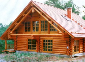 construction of wooden houses