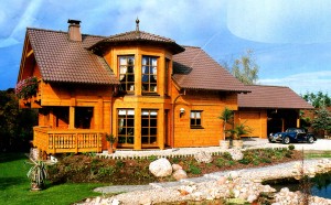 wooden house