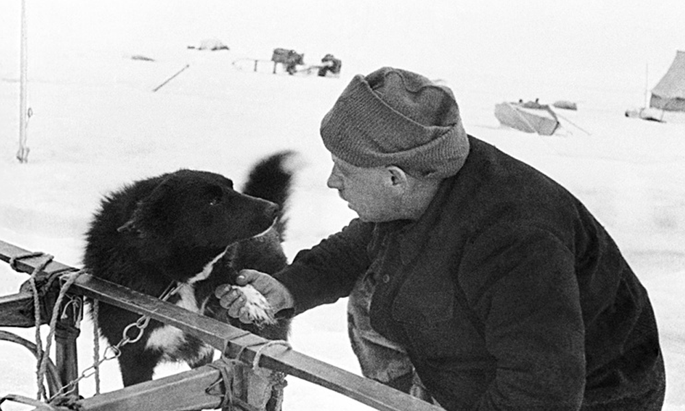 Four men and a dog: How Papanin’s team conquered the North Pole