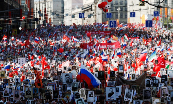 on Victory Day for first time