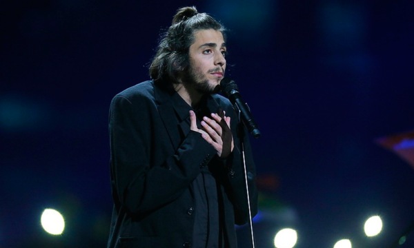Singer Salvador Sobral of Portugal won the 2017