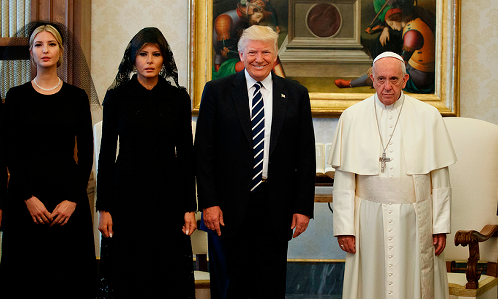 Trump with Pope, St Nicholas relics in Moscow and Zuckerberg's degree