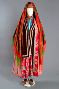 Young woman festival costume. Late 19th century