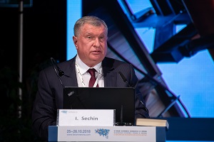 Igor Sechin makes key report at XI Eurasian Economic Forum in Verona