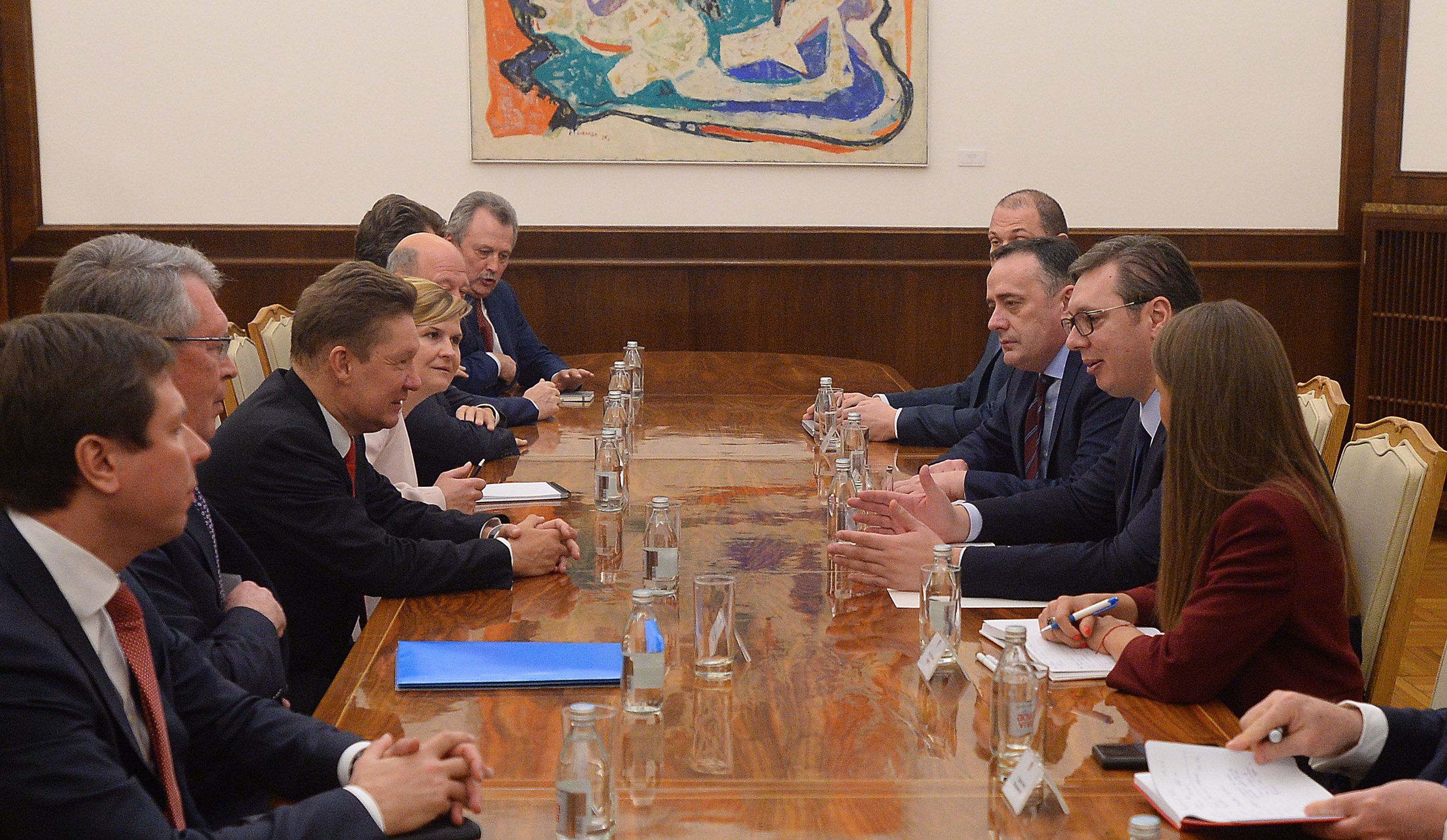 Gazprom delegation visits Serbia