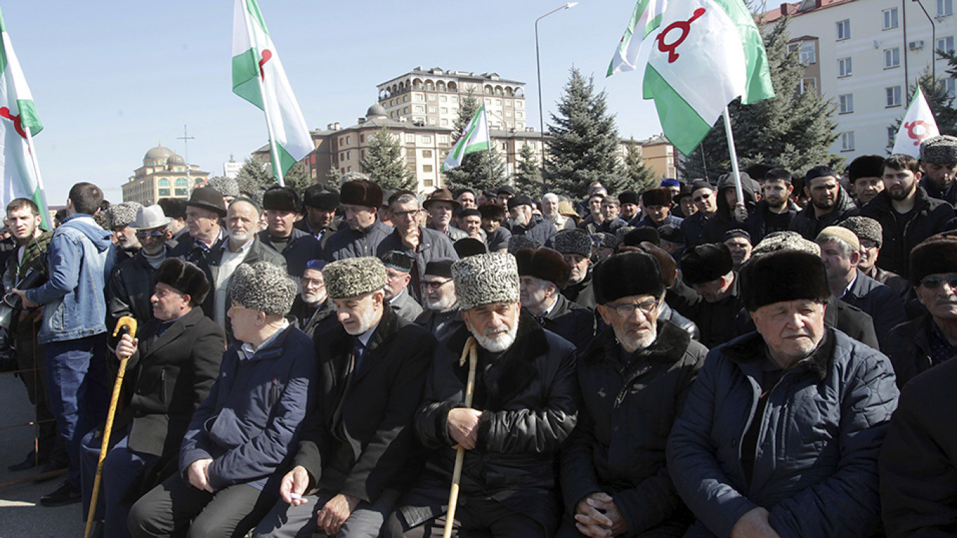 Divisive Chechnya Deal Sparks Protest Calling for Ingush Leader’s Resignation