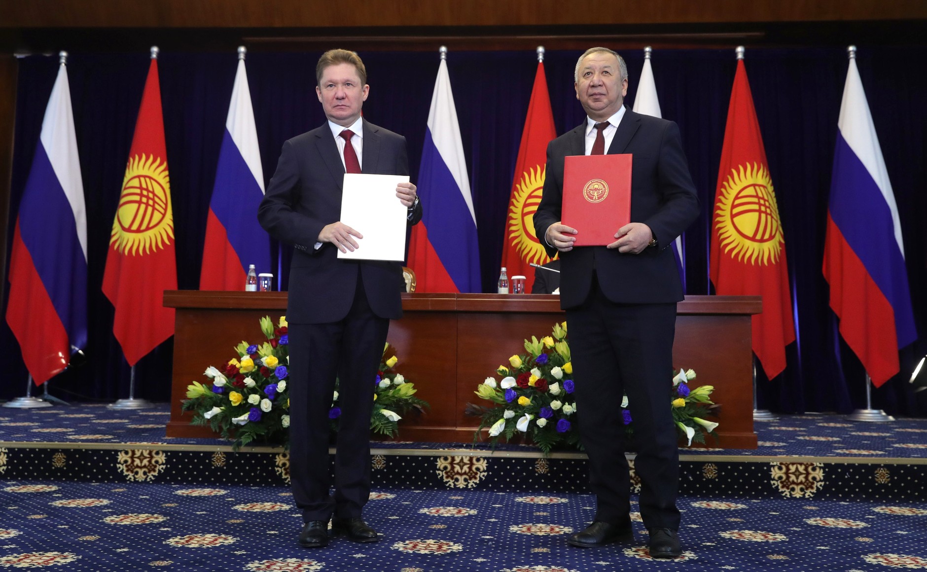Roadmap signed on Gazprom’s participation in acquisition of Kyrgyzneftegaz property and assets