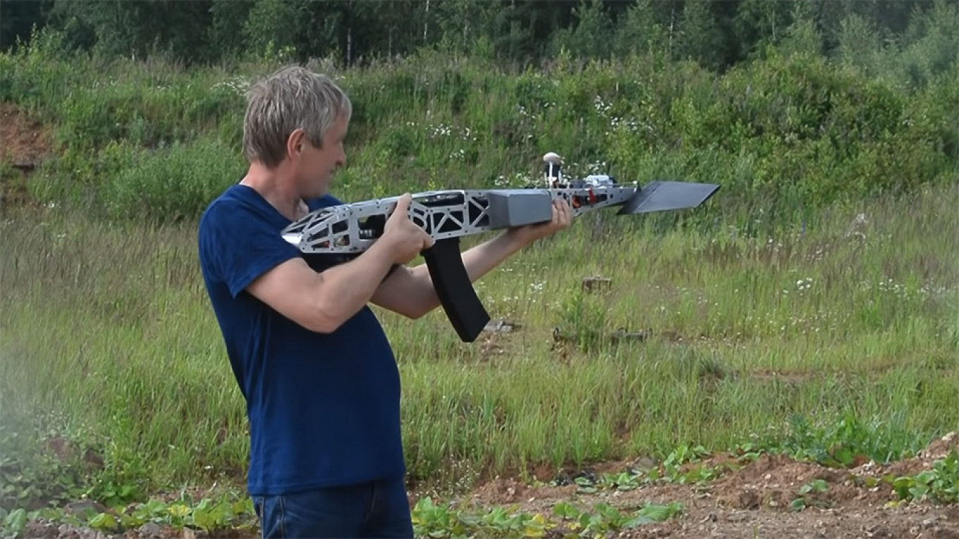 Russia Invents Flying, Shooting Kalashnikov Rifle Drone