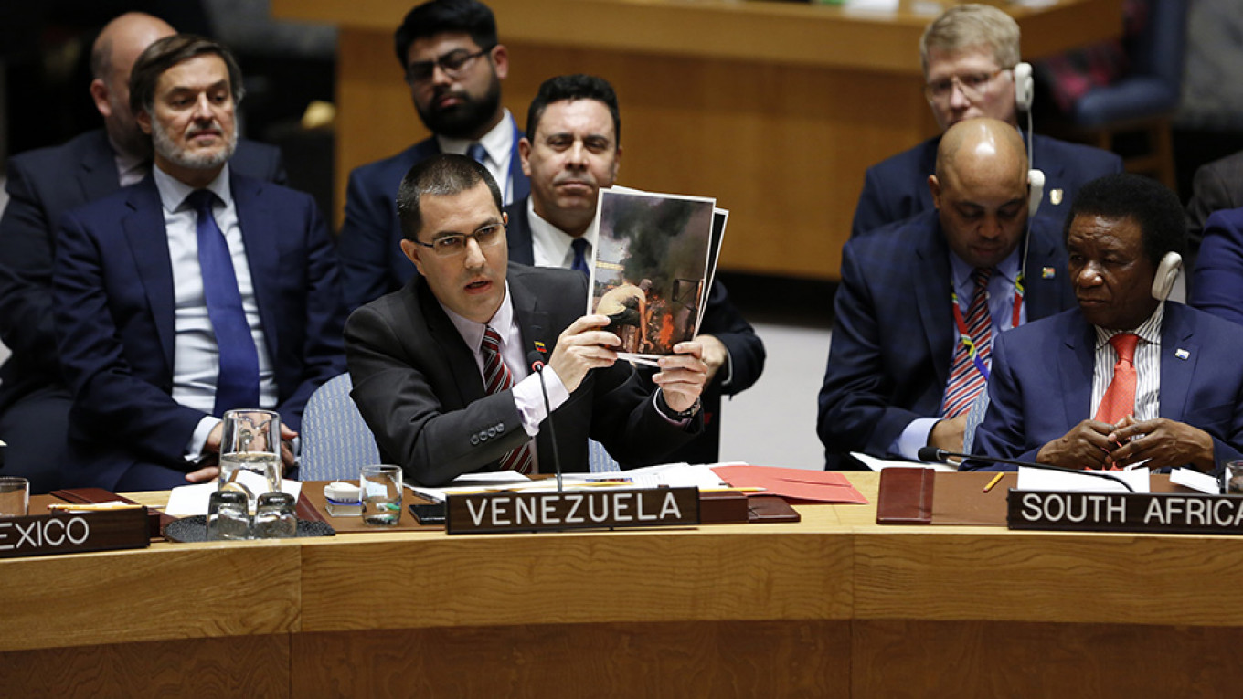 Russian Bid for U.N. Action on Venezuela Fails