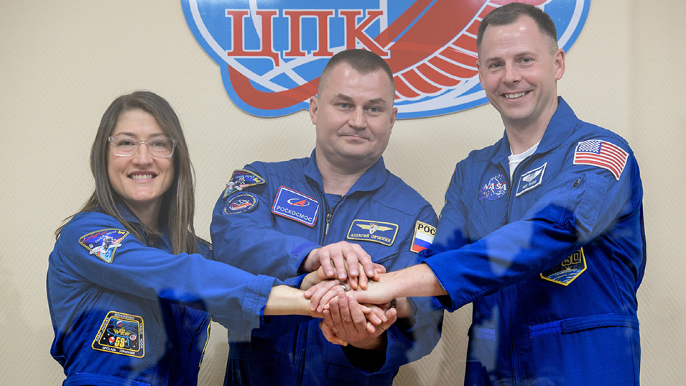 Space Station Crew Confident on Eve of First Launch Since Rocket Failure