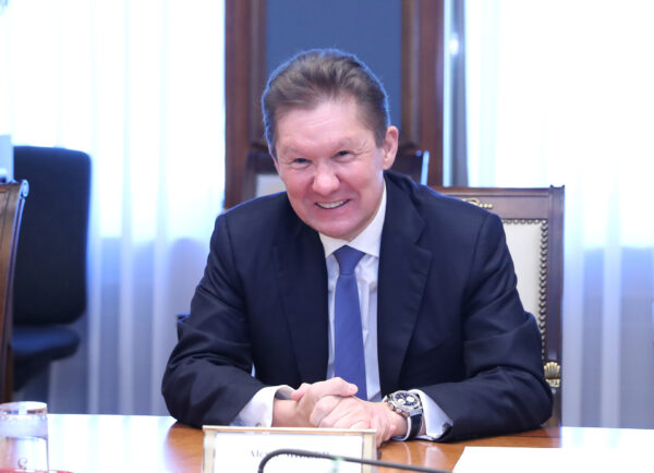 Alexey Miller and German Ambassador Ruediger von Fritsch review progress of Nord Stream 2 project