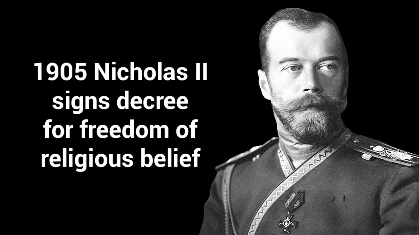 On This Day: Nicholas II Signs Decree for “Tolerance Development”