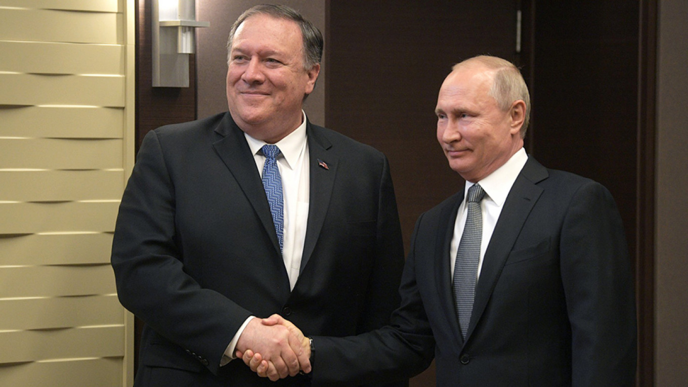 Pompeo Names 3 National Interests U.S. Shares With Russia