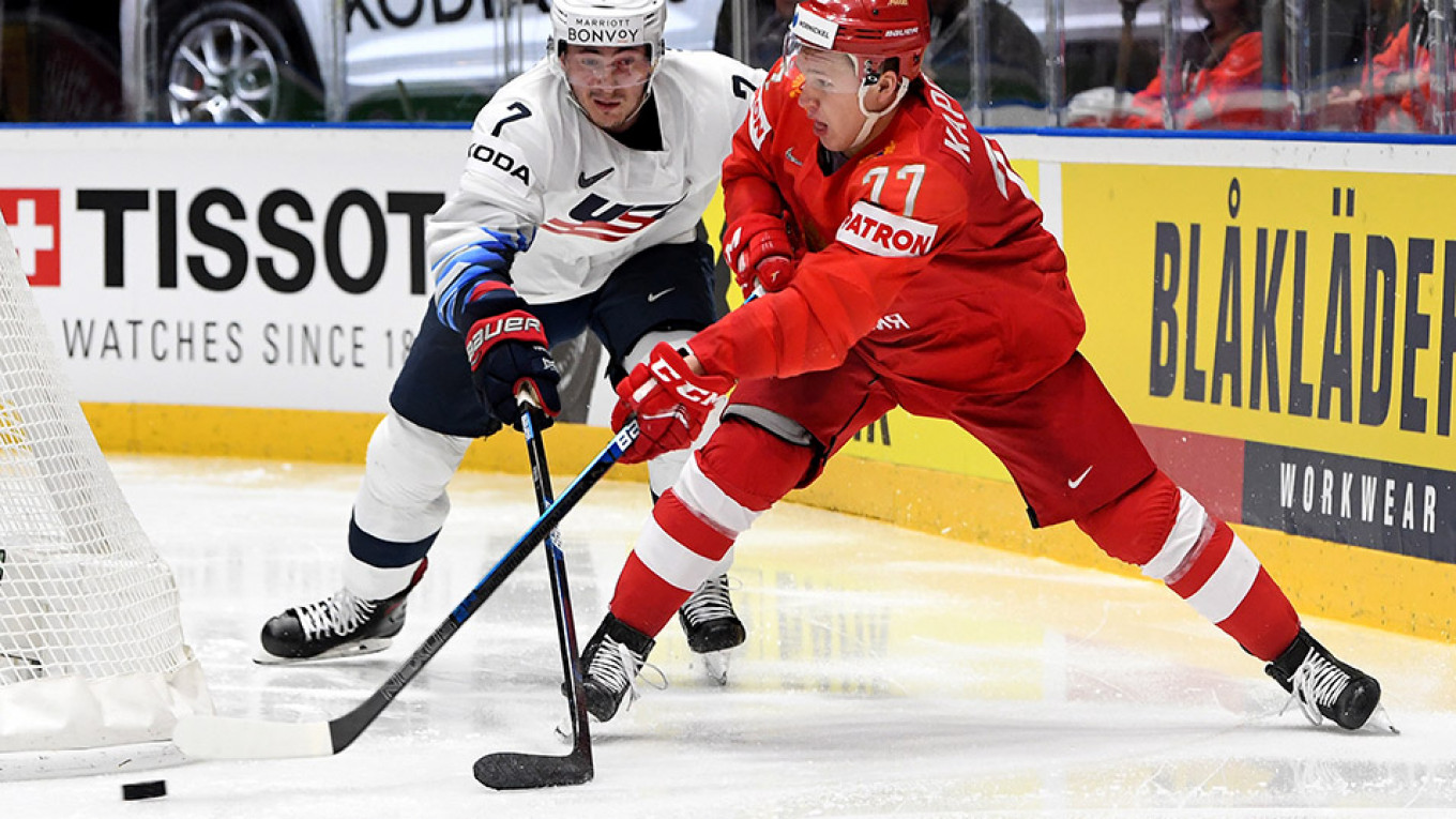Russia Beat U.S. in Hockey World Championship to Reach Semis