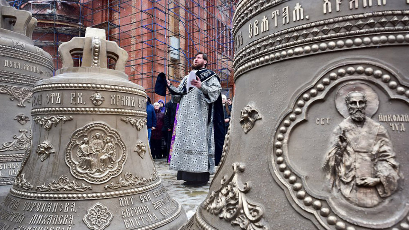 Russia Builds 3 New Churches a Day, Orthodox Leader Says