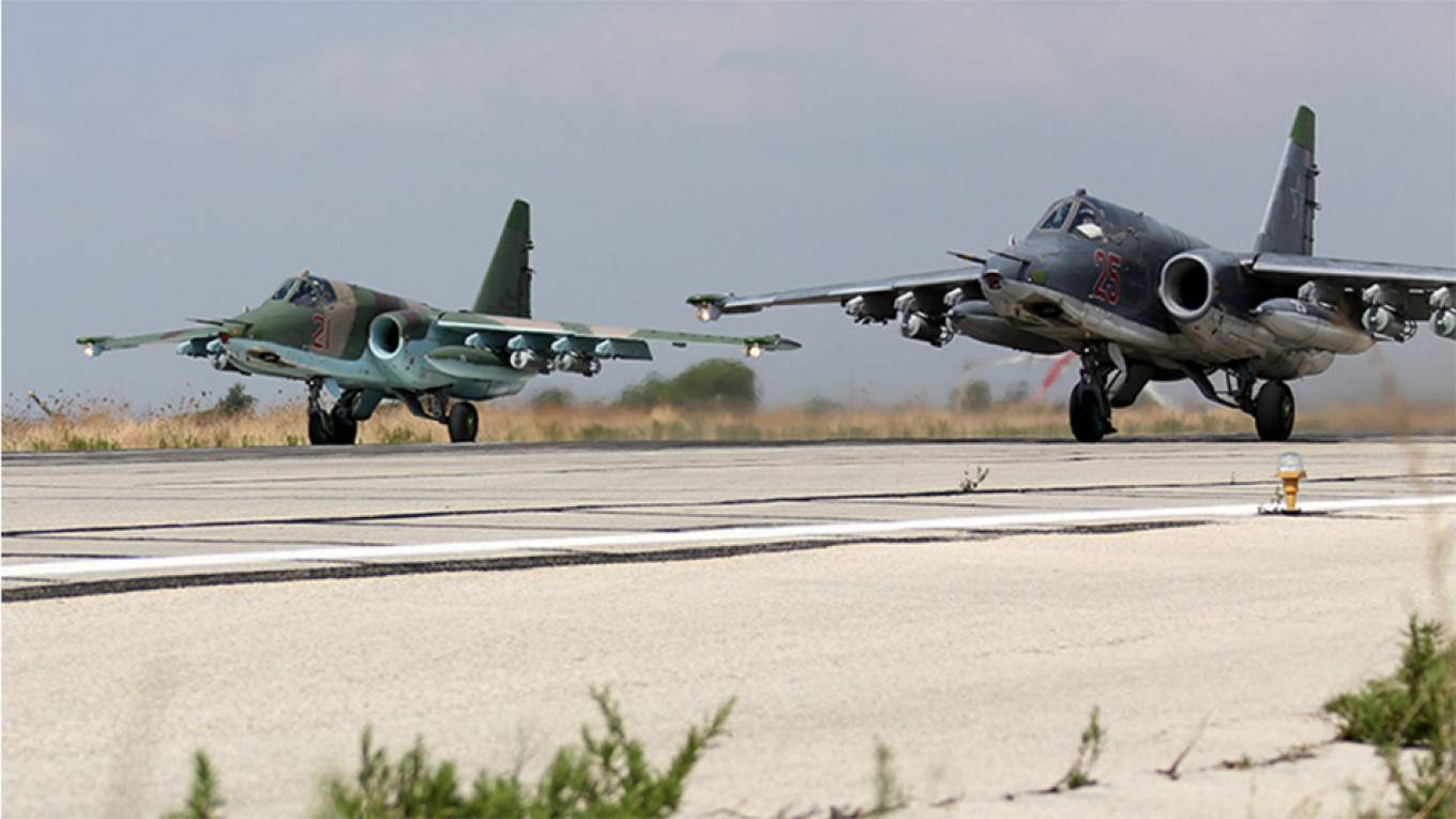 Russia Says It Repelled an Attack on Its Main Syrian Air Base – Reports