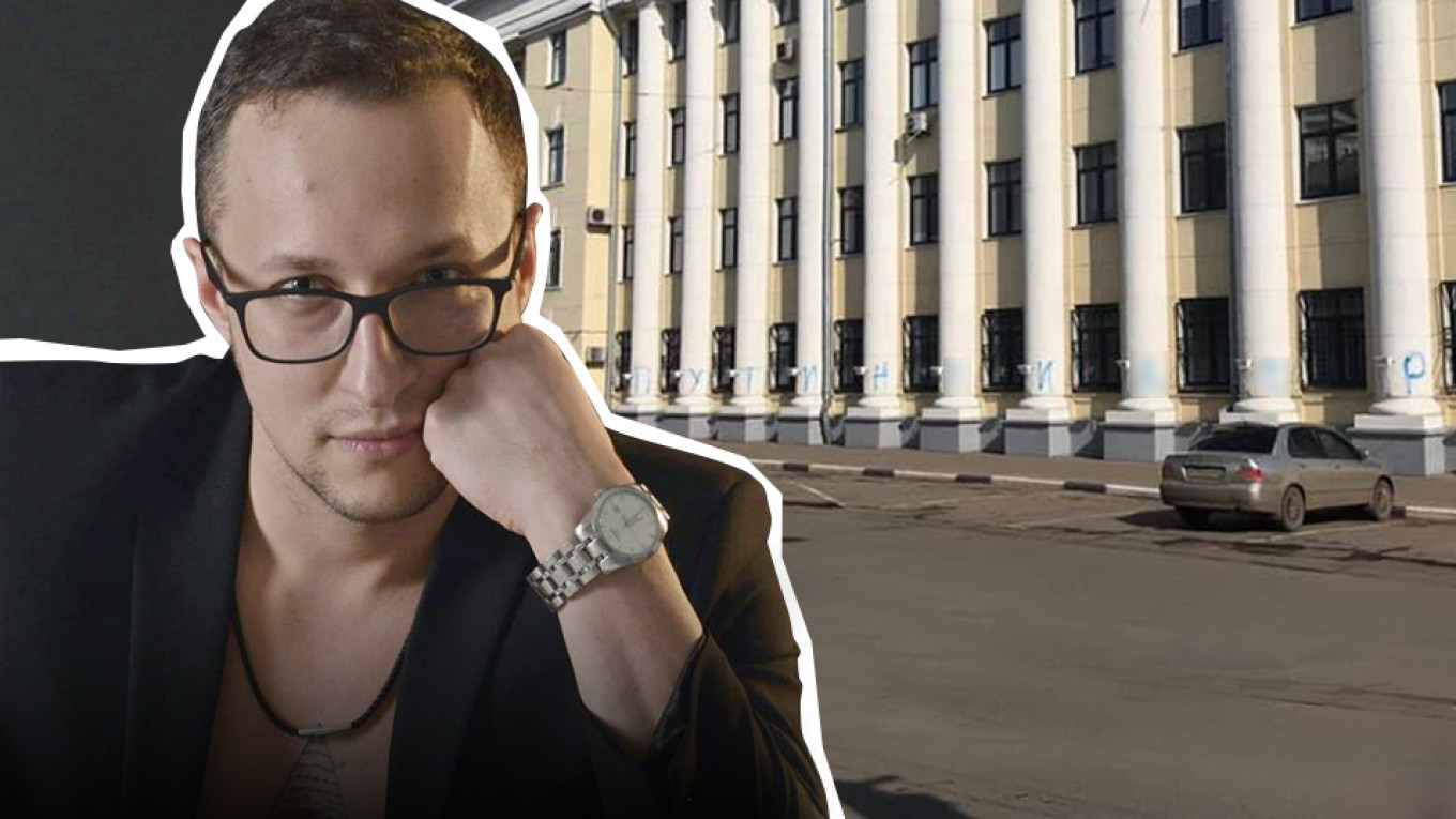 Vulgar Putin Graffiti Photographer Charged With ‘Disrespect’