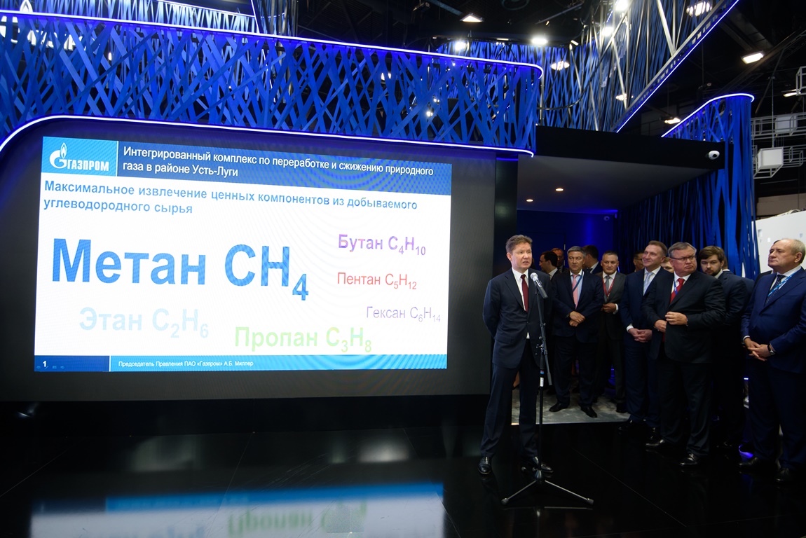 Gas processing and chemical cluster near Ust-Luga presented at St. Petersburg International Economic Forum