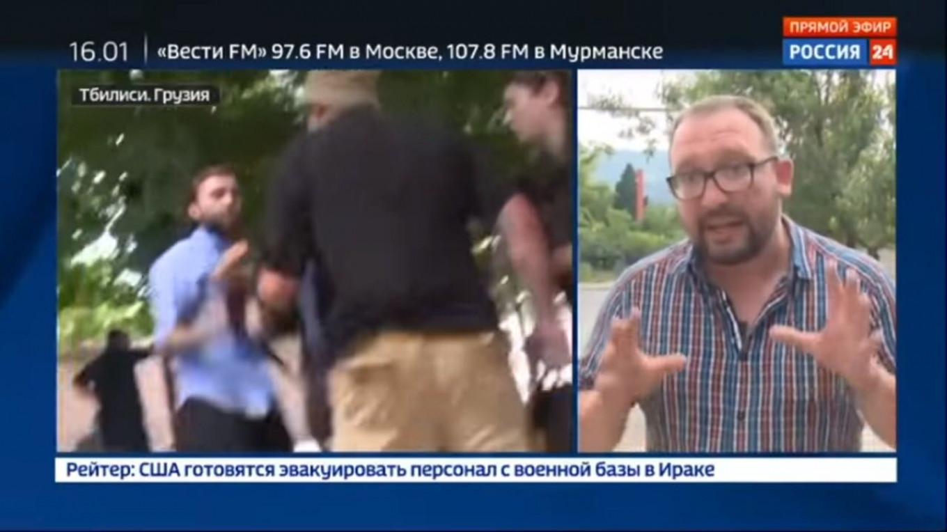 Russian TV Reporters Attacked in Georgia Amid Heightened Tensions – Reports