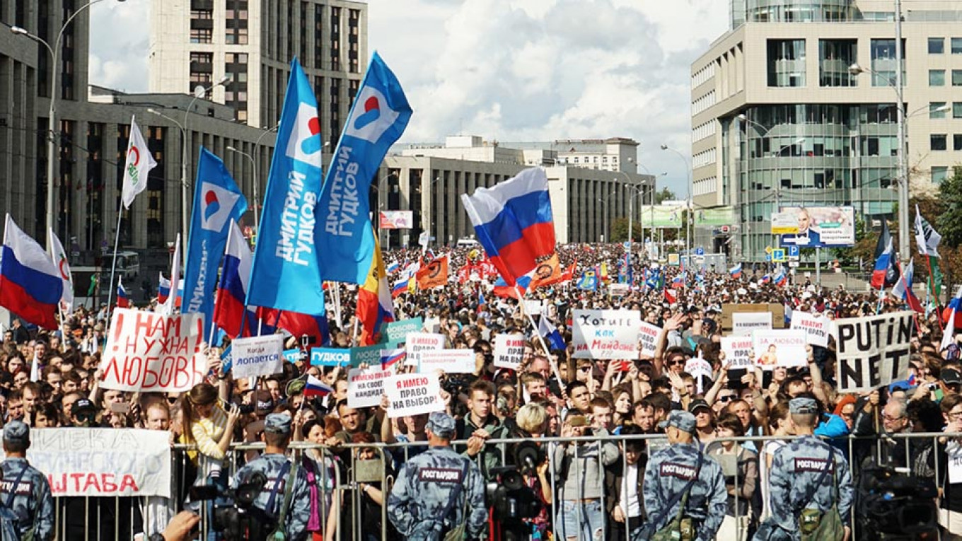 An Overview of Russian Opposition Figures Sentenced Over Mass Election Rally