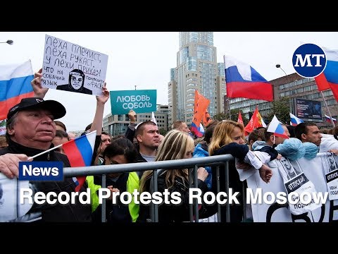 Record Protests Rock Moscow
