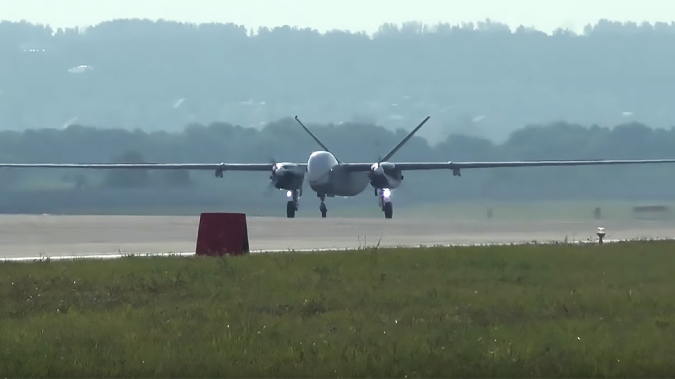 Russia’s Recon Drone Takes Off as Military Touts 24-Hour Flight Time