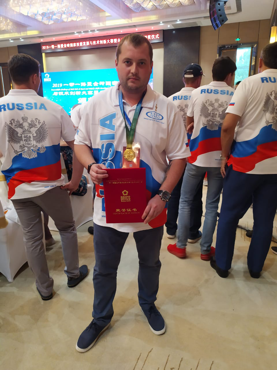 Anton Kamenskikh wins International Welding Competition in Manual Arc Welding category