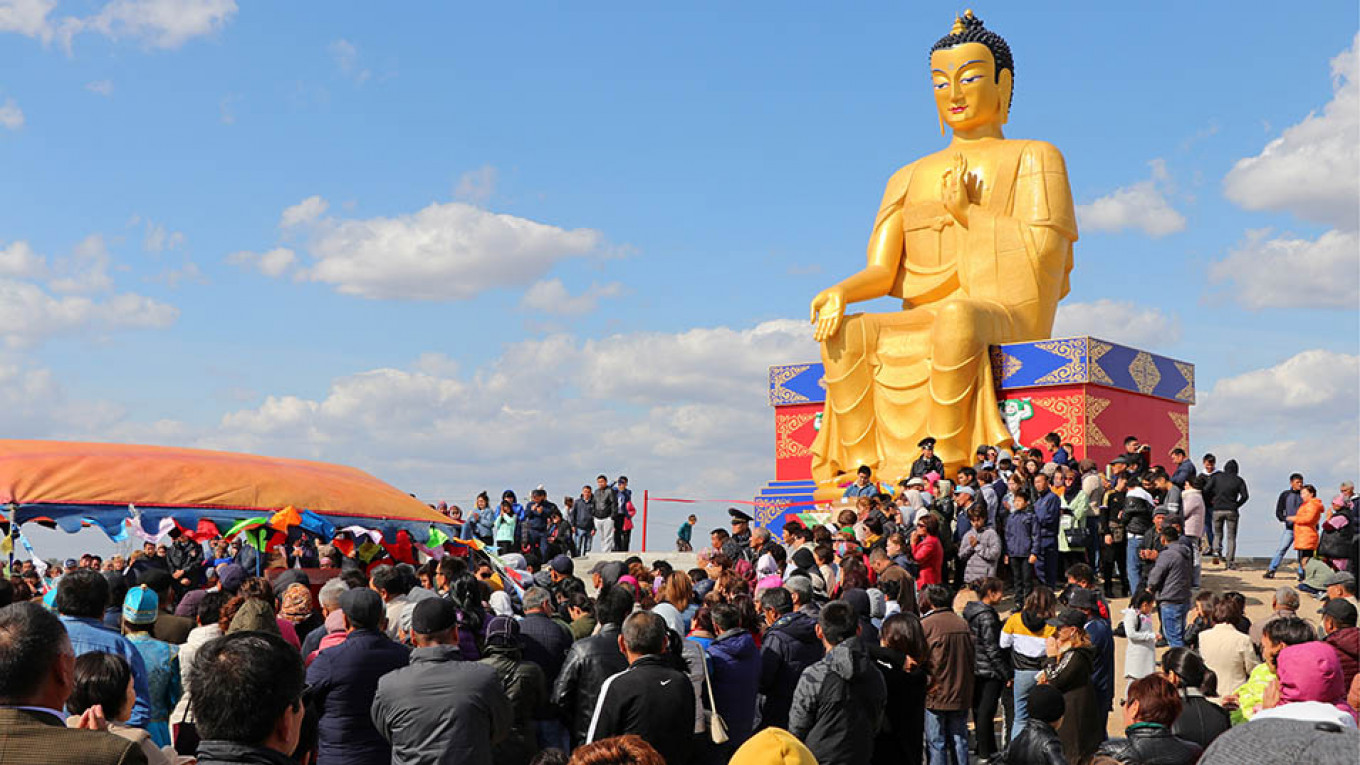 Europe’s Tallest Buddha Statue Unveiled in Russia