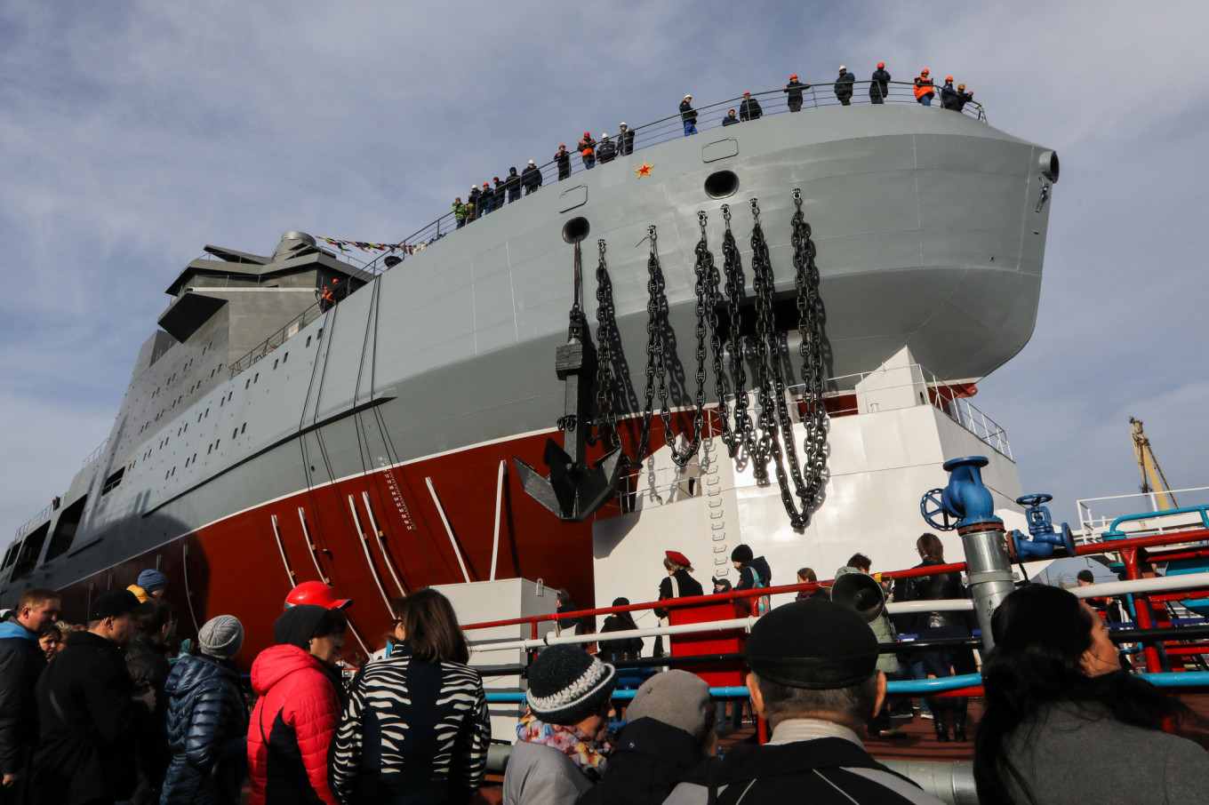 Russia Launches New Battle Ship to ‘Defend National Interests’ in the Arctic