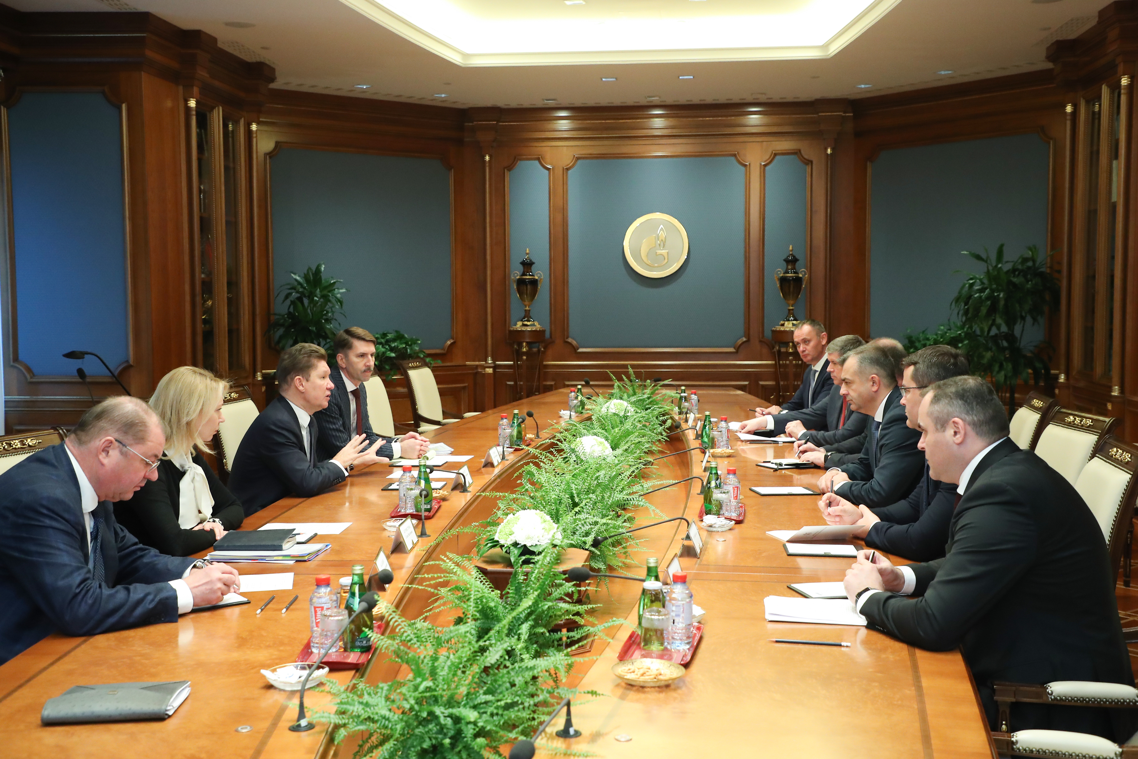 Alexey Miller and Moldova’s Prime Minister Ion Chicu review cooperation-related issues