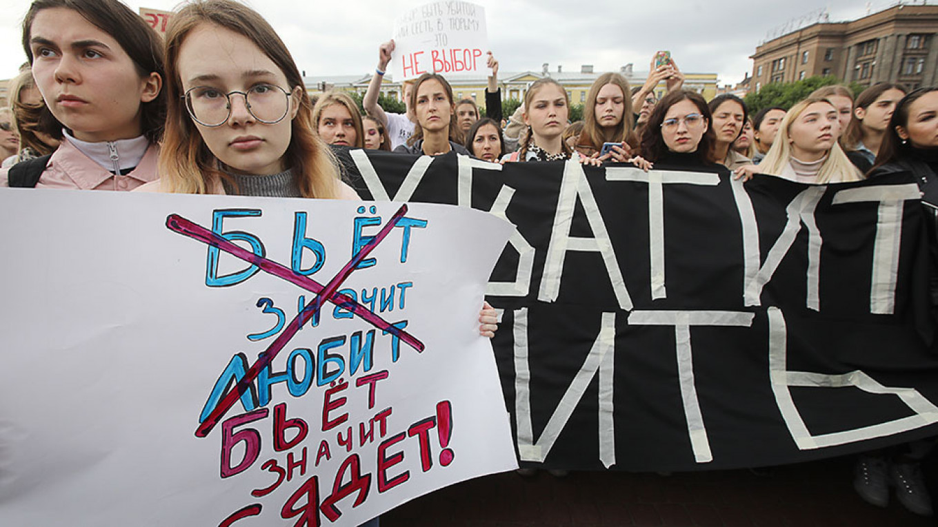 Russia Faces Up to Its Dark Domestic Violence Problem
