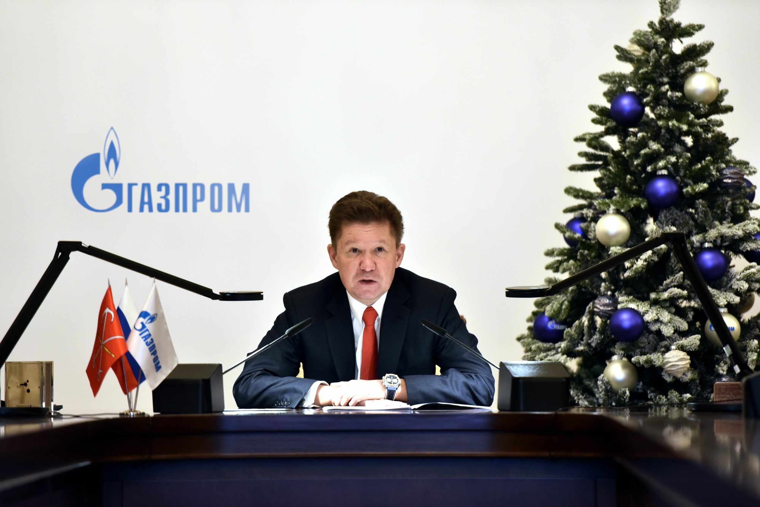Speech by Alexey Miller at conference call on occasion of New Year’s Eve