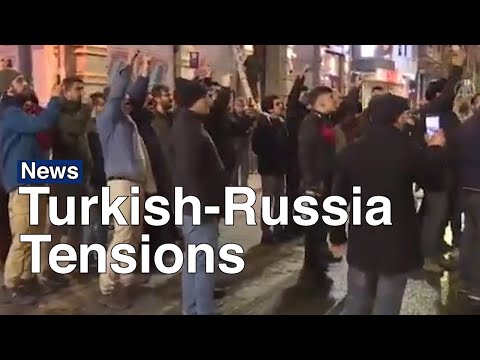 Protestors Surround Russian Consulate in Istanbul After Syria Strike