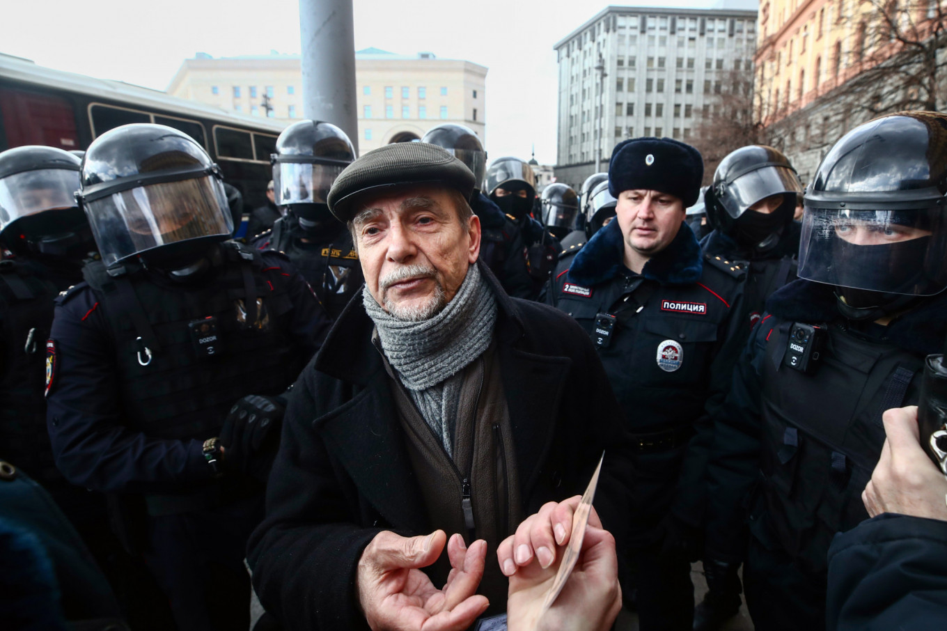 Dozens Detained at Russian Opposition Protest