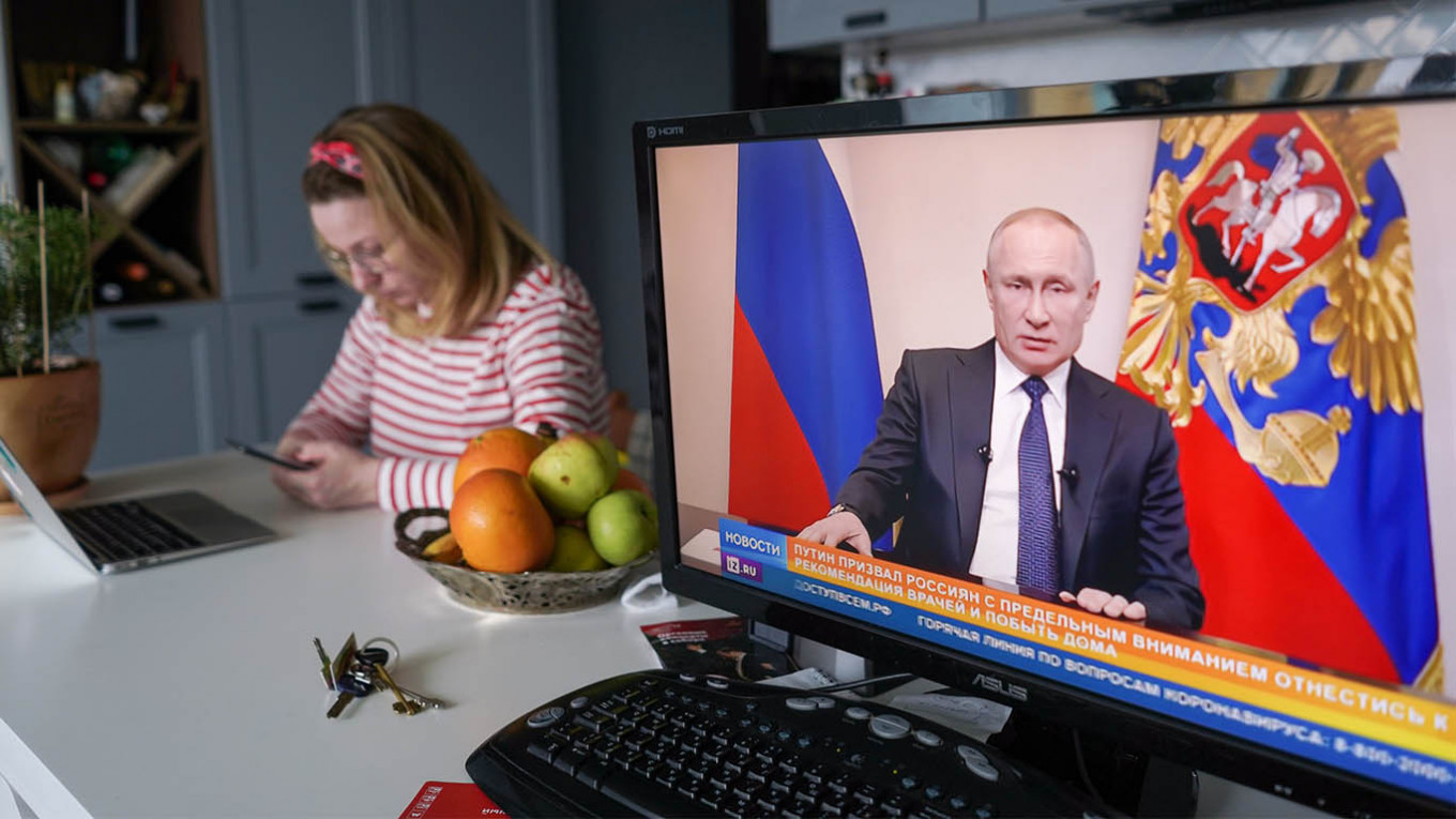 In 4th Coronavirus Address, Putin Calls for Stronger Business Support