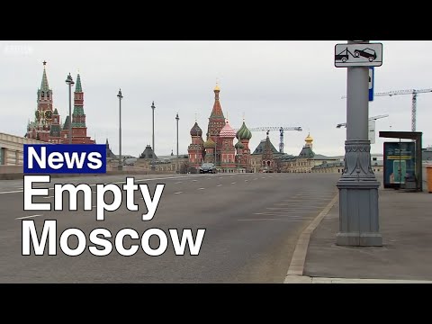 Moscow Streets Empty Out for Coronavirus Quarantine