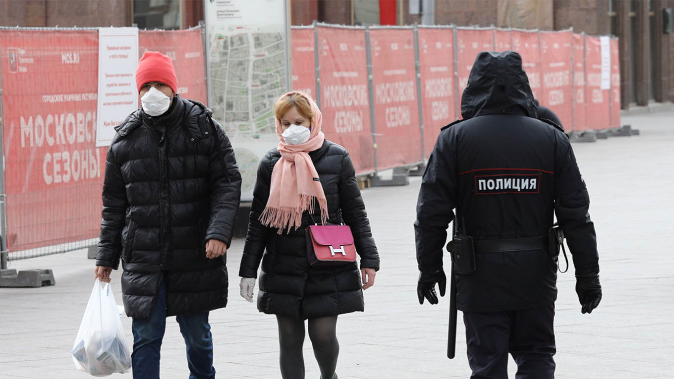 Russia’s Coronavirus Cases Rise By 3,448 in 5th Consecutive One-Day Record
